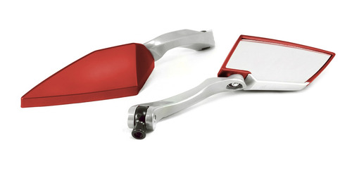 Imagem 1 de 3 de Retrovisor Esportivo Koso Vermelho Yamaha Fazer 250 2018