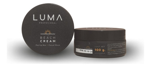 Cera Modeladora Para Cabello Luma Beach Cream Efecto Mate
