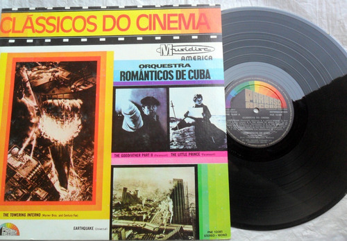 Orquestra Románticos De Cuba - Classicos Do Cinema Lp 10 Pts