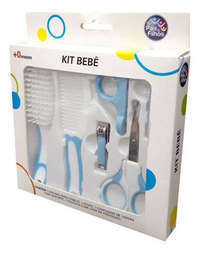 Kit Para Bebê Azul 7161 - Pais E Filhos