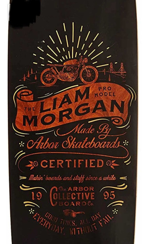 Arbor Liam Morgan Pro Model Skate Patinar Tabla Longboard