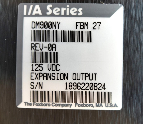 Módulo De Salida De Expansión 125 Vdc Modelo Dm900ny Foxboro