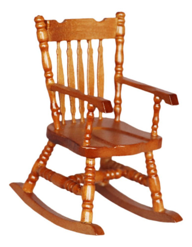 Silla Mecedora Para Exteriores 1:12, Sillón Artesanal Con