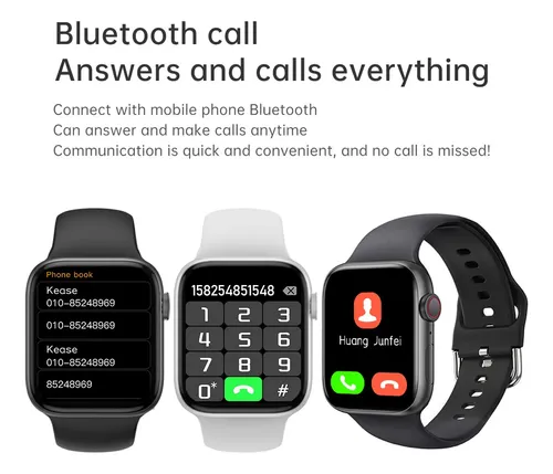 321ou Reloj Inteligente Para Hombres, Mujeres Y Ninos, Compa