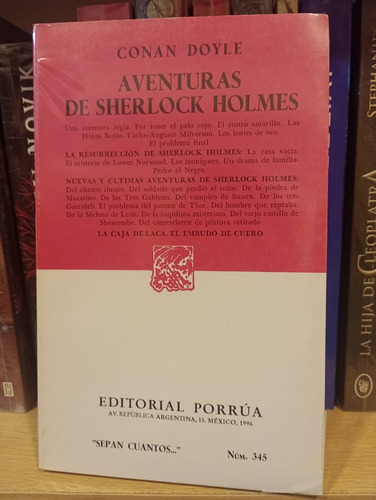 Las Aventuras De Sherlock Holmes - Conan Doyle - Ed Porrúa