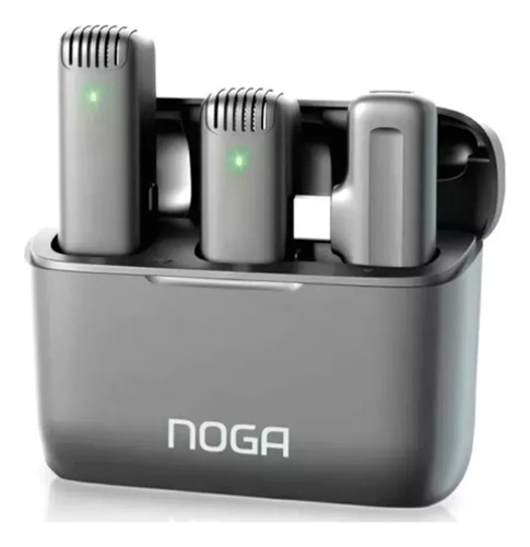 Micrófono Inalámbrico Noga Mi11s Celular Grabación Stream Negro