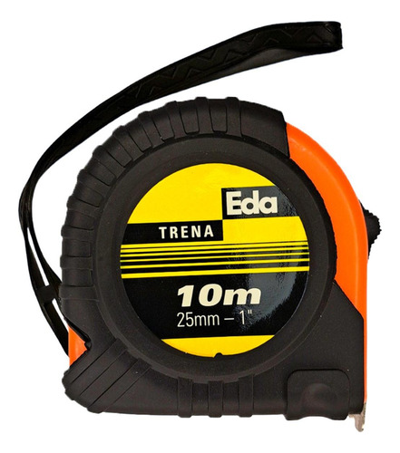 Trena Eda Emborrachada Laranja 10x25mm - 0be