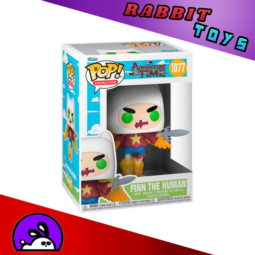 Finn Funko Pop Hora De Aventura 1077 (Reacondicionado)