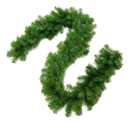 Adorno Navideño Verde Para Decoración De 2.7mx30cm 300t