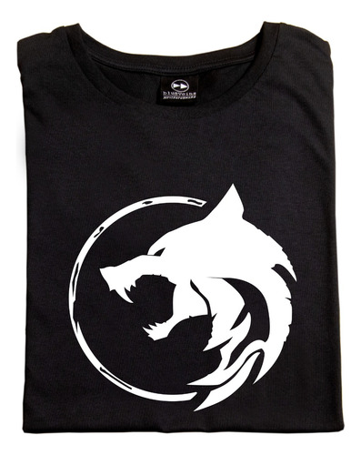 Remera The Witcher White Wolf