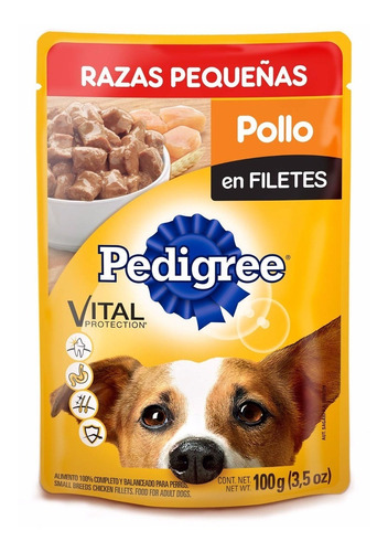 Alimento Para Perro Pedigree Pollo Adulto 100 Gr