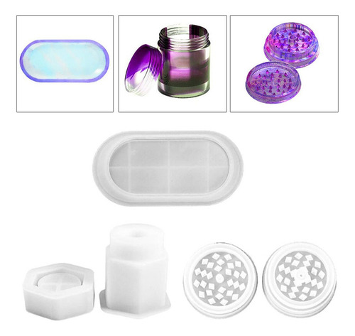 Molde De Resina Para Molinillo Transparente - Molde De