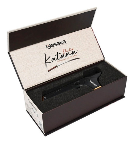 Imagen 2 de 4 de Afeitadora y cortadora de pelo Yasaka Katana negra 220V