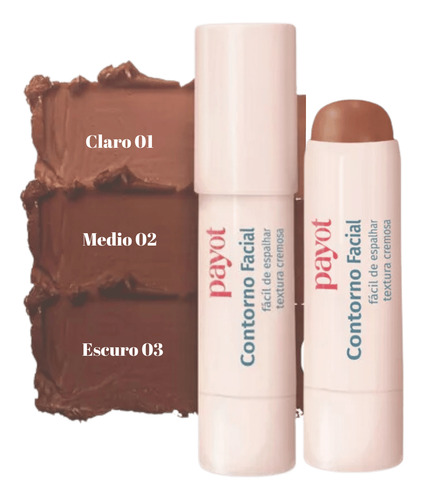 Contorno Facial Em Bastão Stick Matte Payot Cor : 02