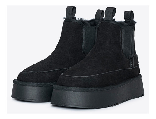Botas Lamur Viamo Con Piel Y Plataforma