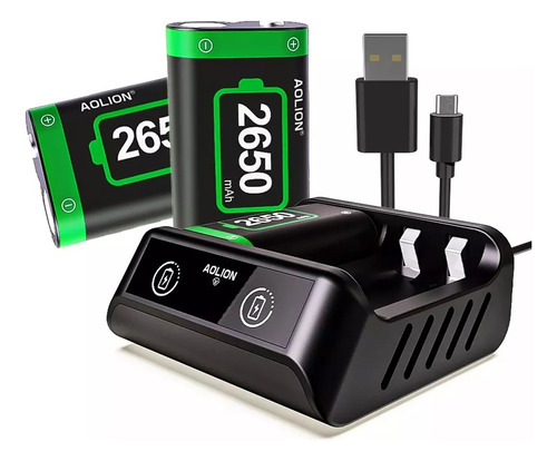 Cargador Para Xbox One, Serie X/s,2 Baterías 2650 Mah