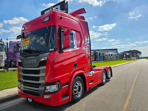 Scania R450 6x2 Highline Ano 21 Euro 5 Geladeira Farol Teto