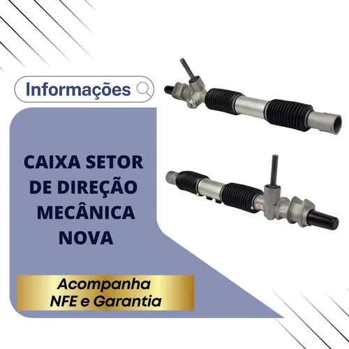 Caixa Setor Direção Mecânica Monza 83 84 85 86 87 88 89 90