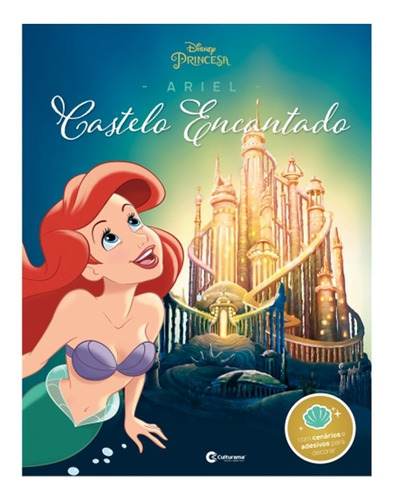 Castelo Encantado Disney Com Adesivos - Ariel