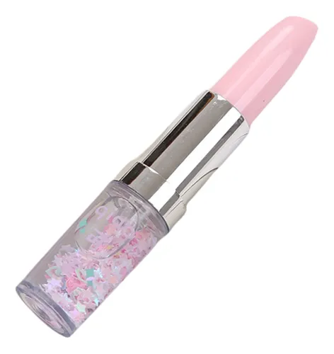 comprar Caneta Batom Charmosa Papelaria Feminina Brilho Lantejoulas