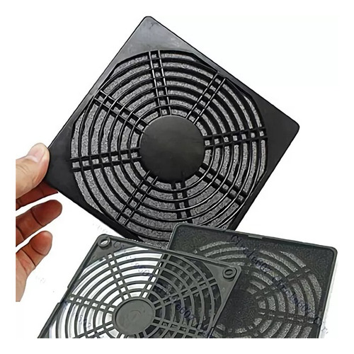 10 Unidades Rejilla Para Fan  92x92 Mm Plastico Con Filtro