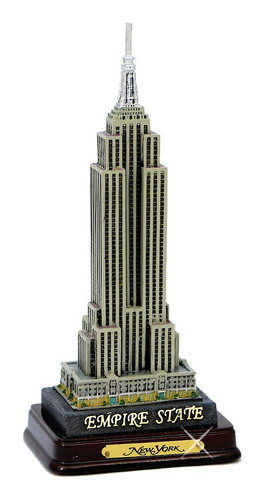 H Executive Replica Empire State Building New York City Base