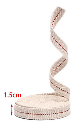 1 Rollo De Mecha Para Lámpara De Aceite, Rollo Plano 1,5 Cm