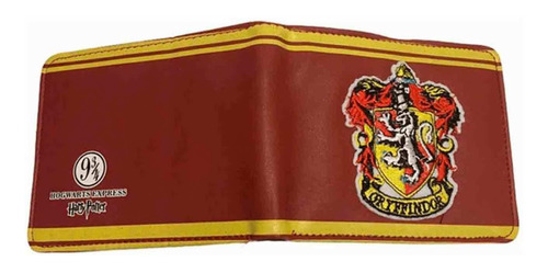 Billetera De Cuerina Harry Potter Gryffindor Modelo 1