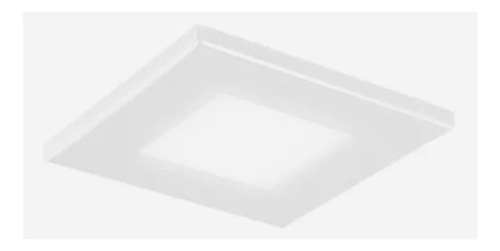 Spot Embutido Cuadrado 18510 1 Luz 100x100mm Blanco