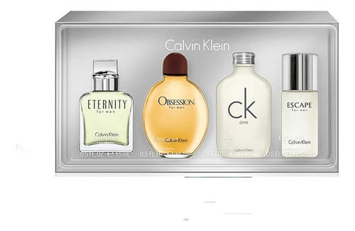 Mini Set Calvin Klein Para Caballero 15ml Edt Original 