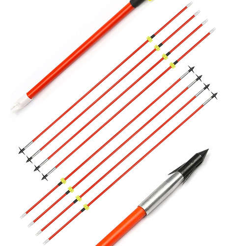 Carrete De Pesca Con Arco Con Flechas De Pesca Con Arco, Kit
