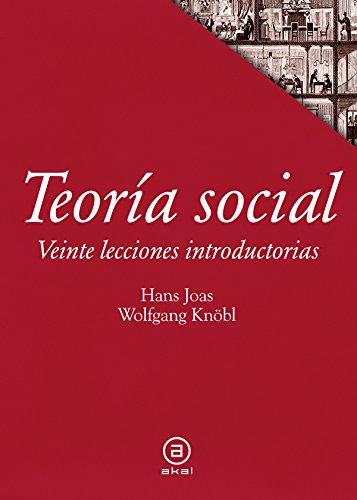 Libro Teoría Social De Hans Joas Wolfgang Knobl Ed: 1