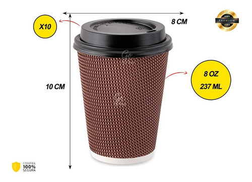 Vasos De Café Desechables Servilletas Pajitas De Papel Vasos