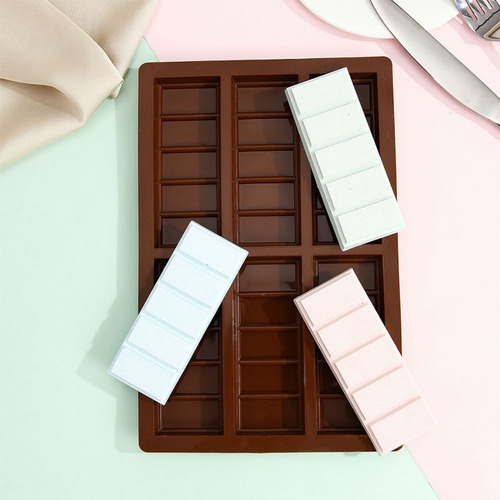 Moldes Para Chocolate O Silicones, Barras Profundas