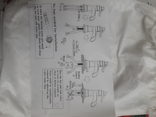 Imagen 3 de 4 de Grifo Para Lavamanos