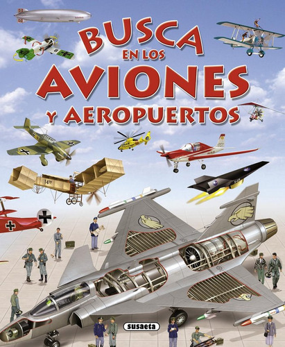 Libro Busca En Los Aviones Y Aeropuertos - Trujillo, Edua...