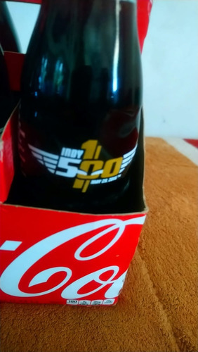 Botellas Coca Cola 6 Edicion Indy 500 Selladas 2016 Usa (Usado)