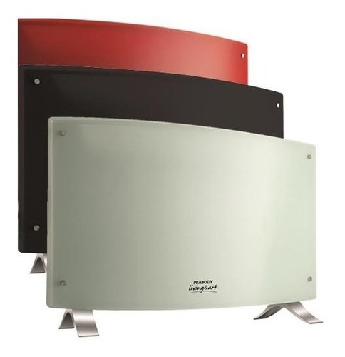 Imagen 8 de 10 de Vitroconvector Calefactor Curvo 2000w Peabody Pe-vqm20 Negro