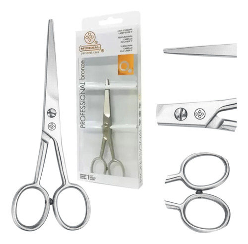 Tesoura Corte De Cabelo Laser 5.0 Mundial Linha Bronze Pro