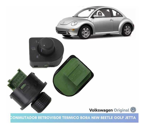 Conmutador Retrovisor Térmico Bora Golf New Beetle Jetta Vw