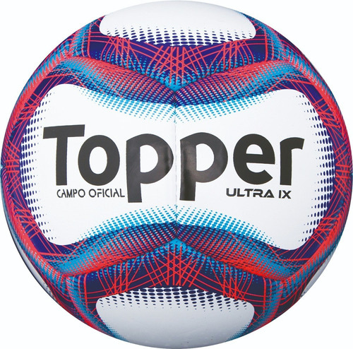 Bola Fut Campo Topper Ultra Ix - Costurada Á Mão