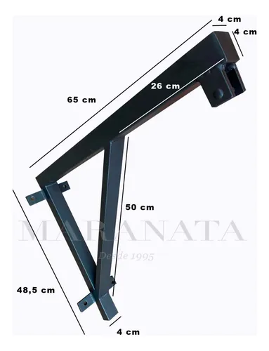 Soporte De Muro Para Saco Boxeo Puching Resistencia 250 Kls