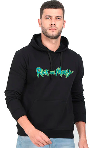 Poleron Canguro Unisex 119 Rick And Morty D7