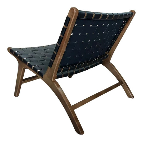 Silla Ocasional Diseño Wegner Ch24 En Madera Solida Y Piel