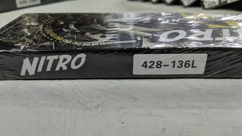 Cadena De Transmision Nitro 428 X 136 Skua Cross Varias