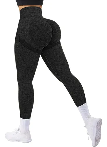 Calça Legging Fitness Cintura Alta Sem Costura Empina Bumbum