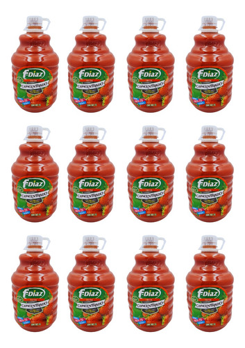 Concentrado De Fresa Para Preparar Agua De Fresa Pack 12 L