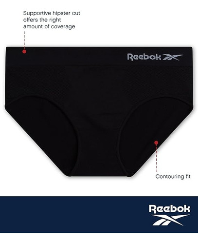 Calzones Hipsters Reebok Para Mujer Comodidad Y Estilo 5 Pza