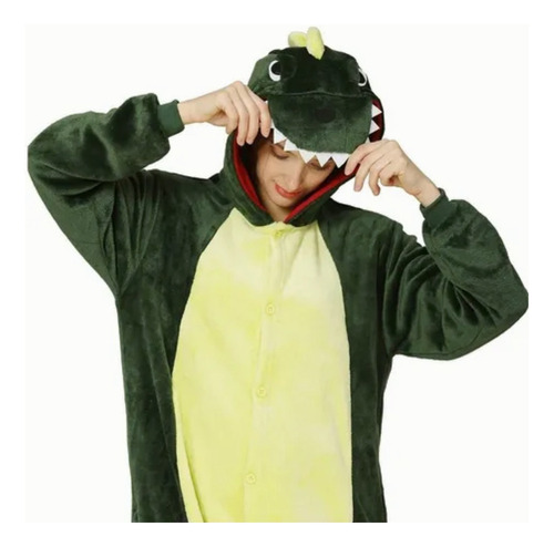 Pijama Dinosaurio Hombre Dama Ropa Para Dormir Mujer Niños