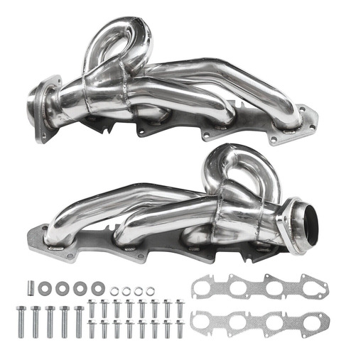 Headers Dodge Ram 5.7 2007 Al 2018 Acero Inoxidable Cortos